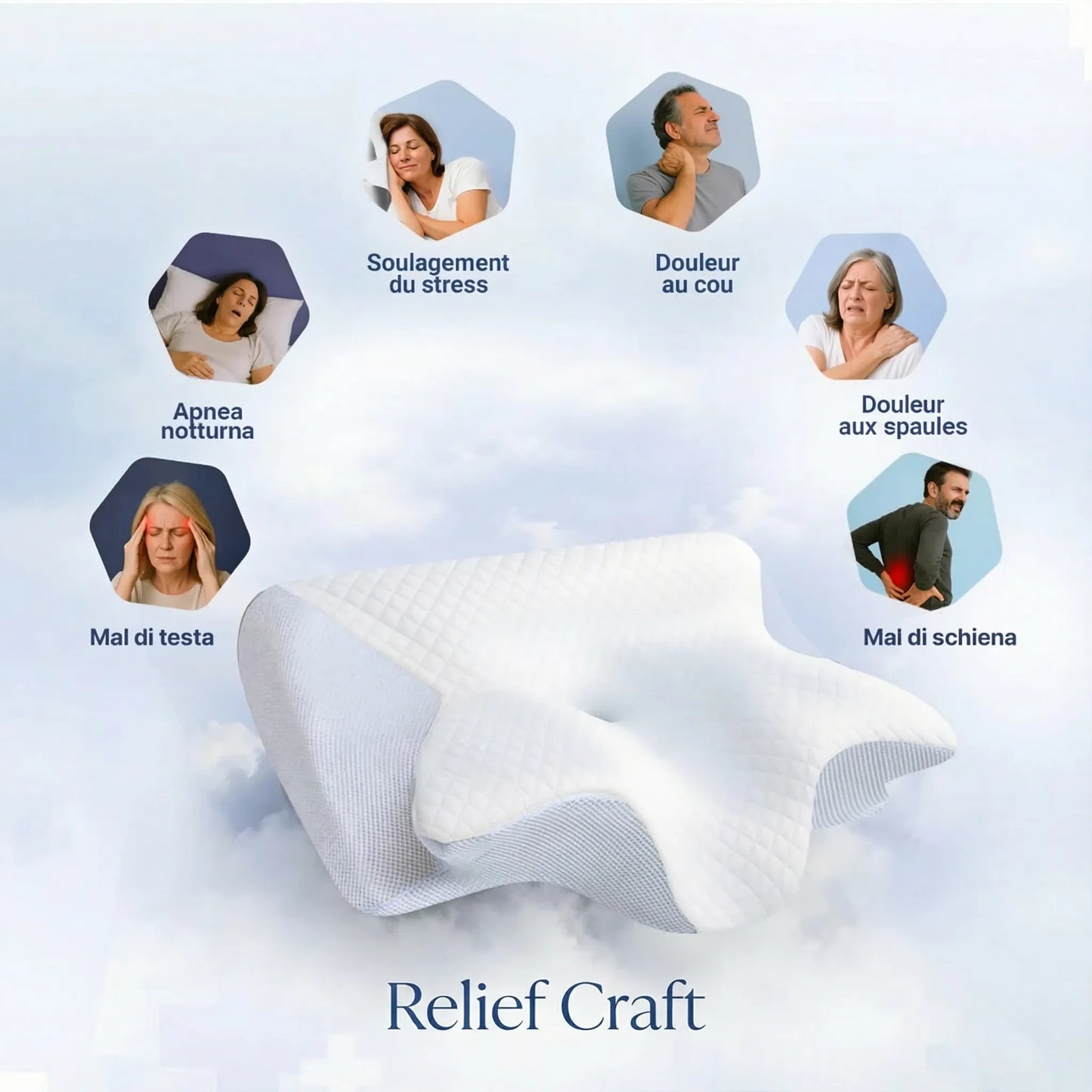 OrthoSleep™ – Soulagement cervical