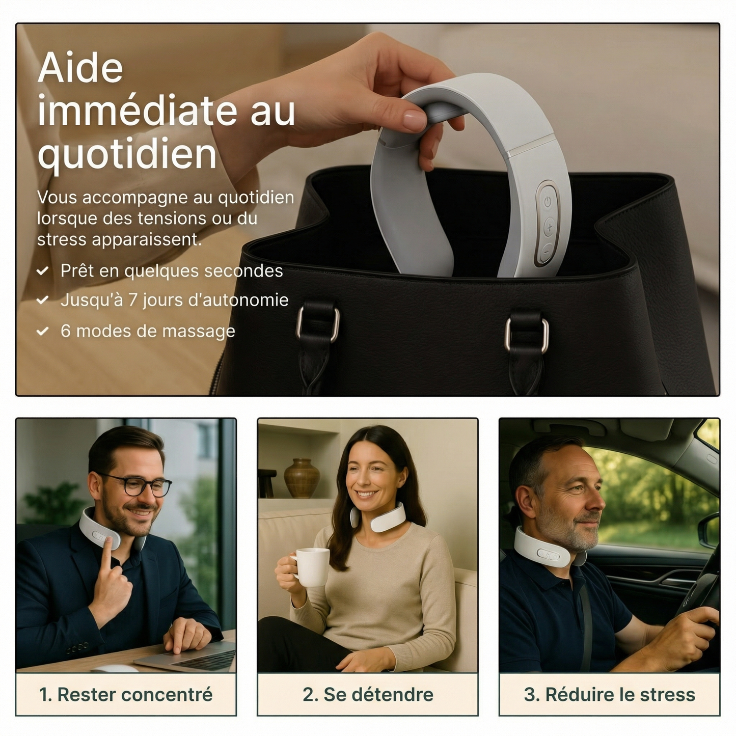 Neckreset® - Solution 11 en 1 pour la nuque