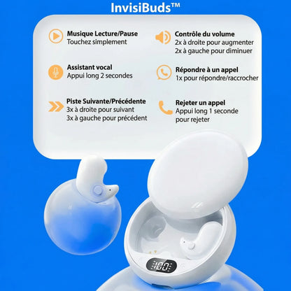 InvisiBuds™ - Écouteurs Invisibles