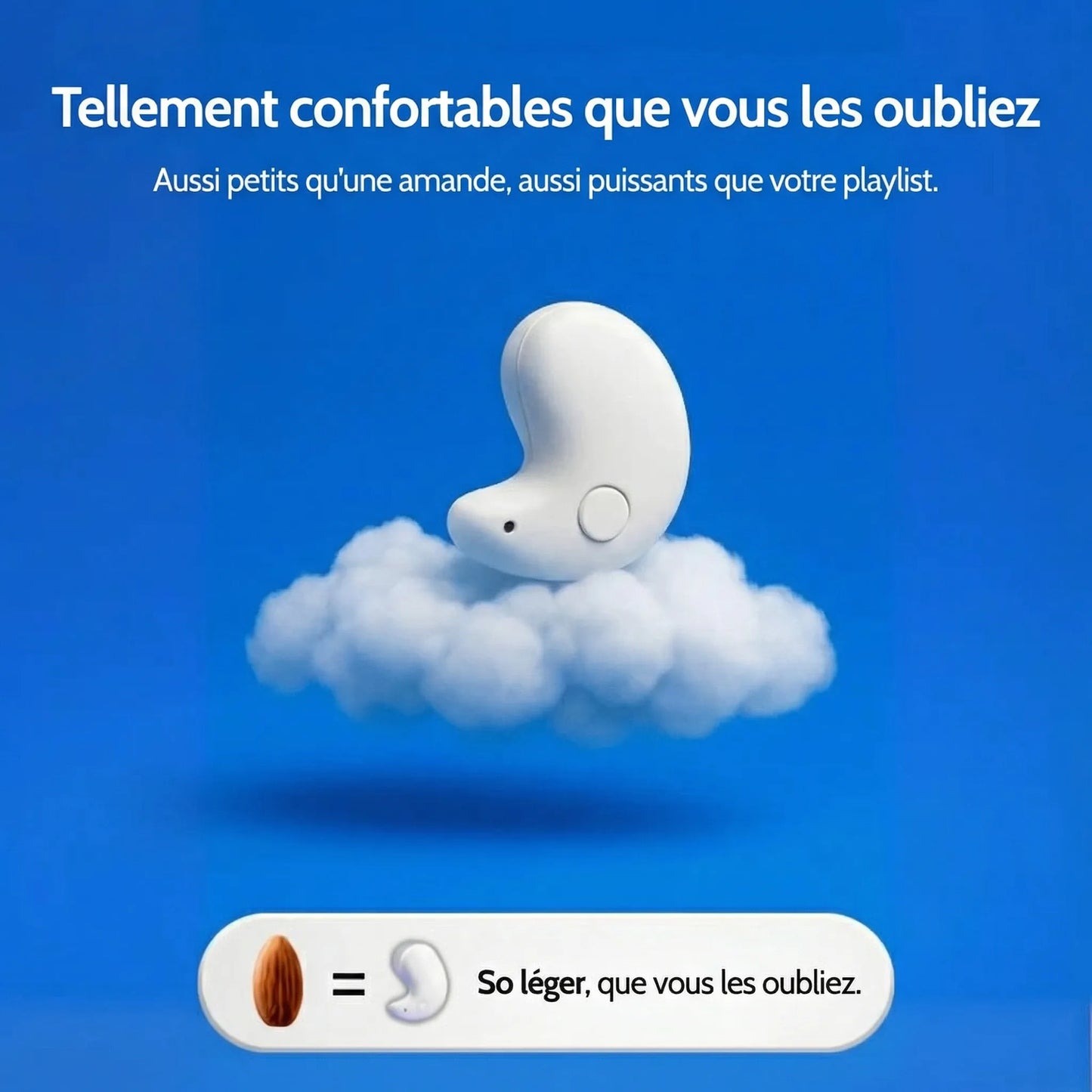 InvisiBuds™ - Écouteurs Invisibles