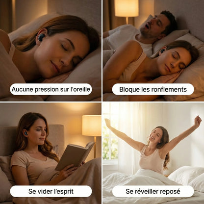 InvisiBuds™ - Écouteurs confortables, sans pression (offre 1+1)