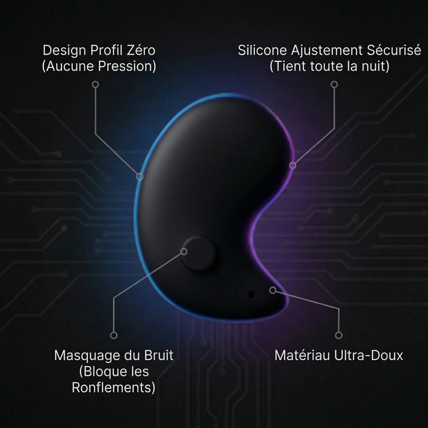 InvisiBuds™ - Écouteurs confortables, sans pression (offre 1+1)